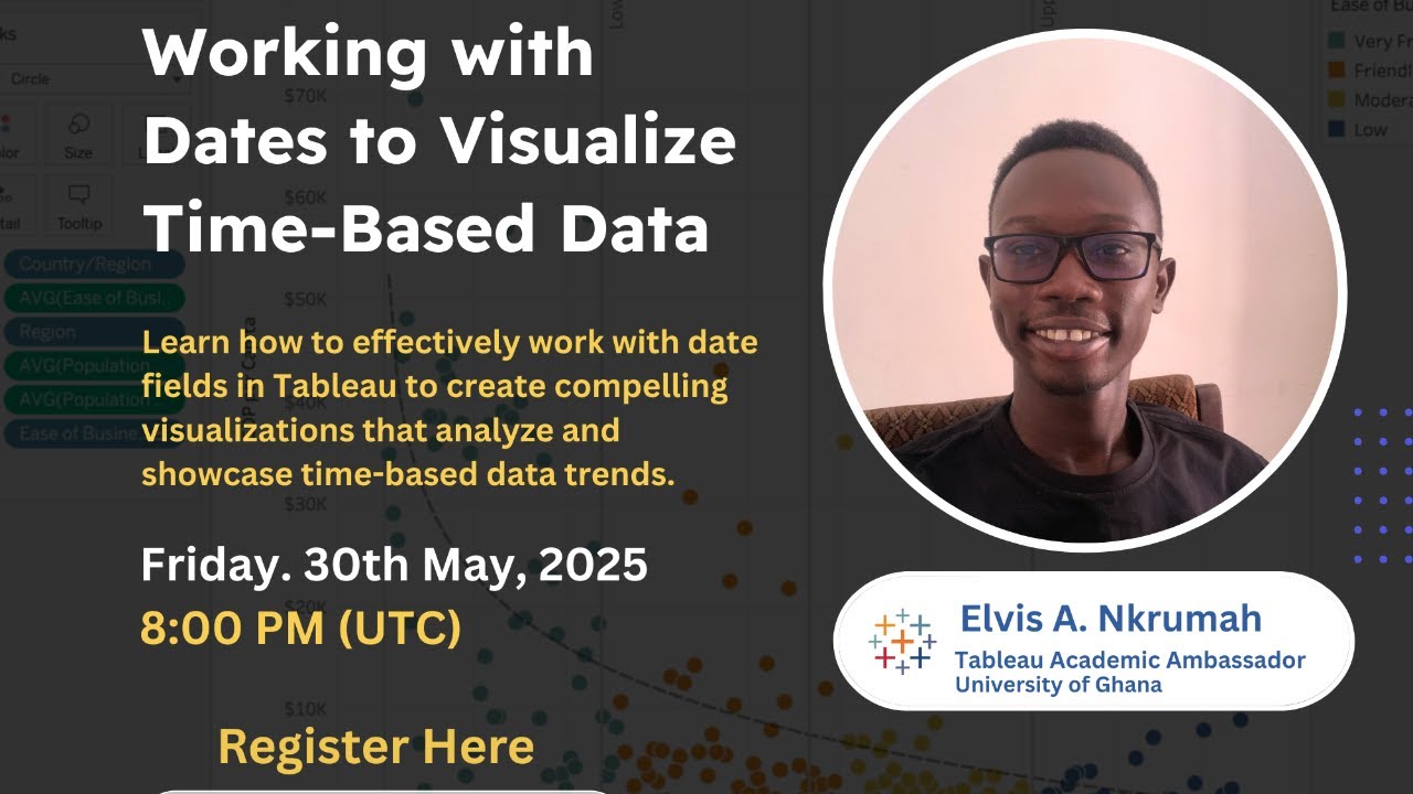 Working with Dates to Visualise Time-Based Data - YouTube