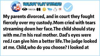 My parents divorced, and in court they fought fiercely over my custody Mom cried with tears News