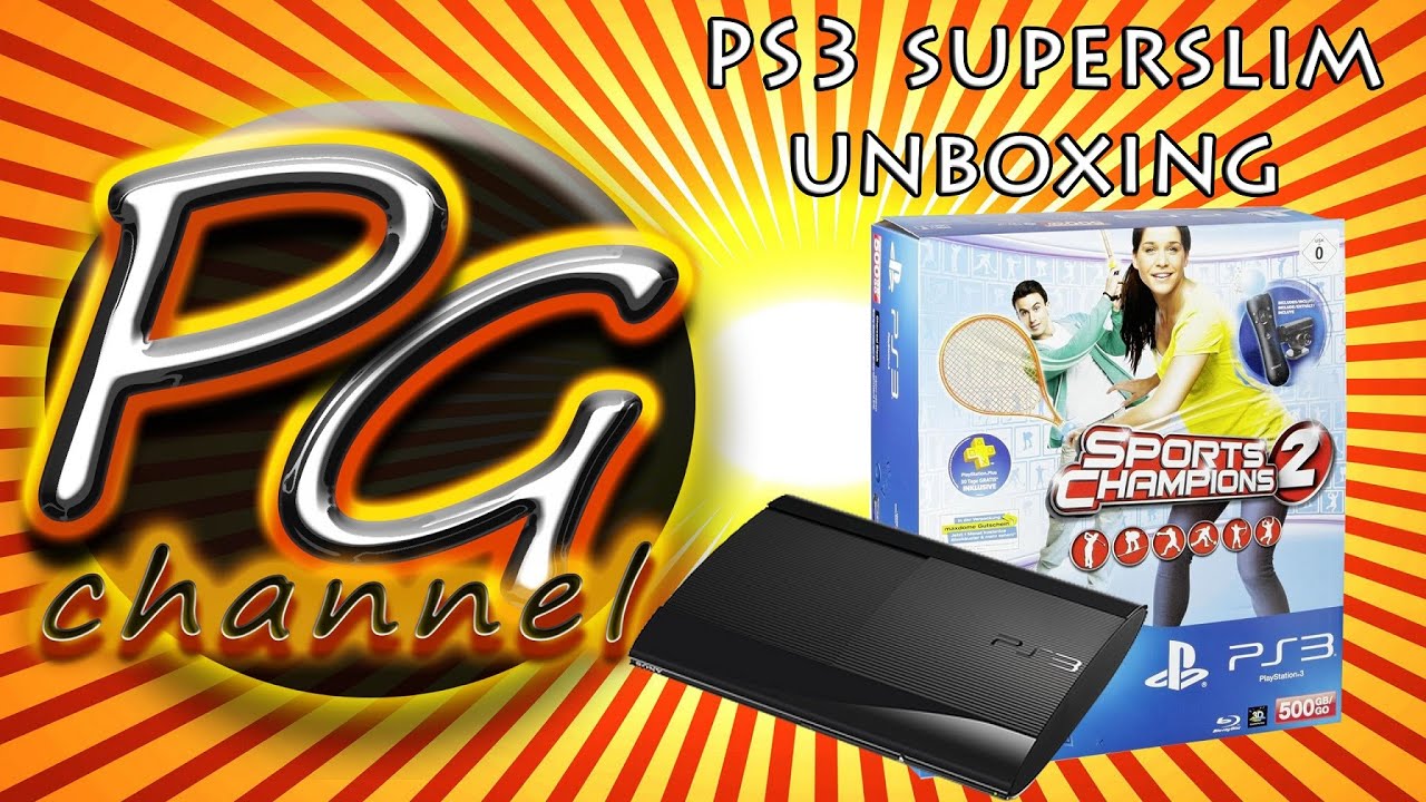 PlayStation 3 Super Slim unboxing PL YouTube