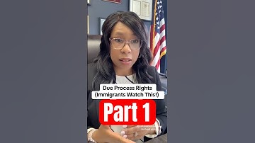 Due Process Rights (Immigrants Watch This!) Part 1