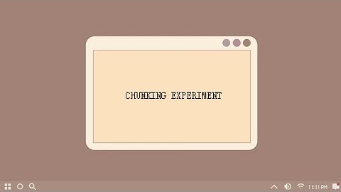 VB. NET - CHUNKING EXPERIMENT #visualstudio