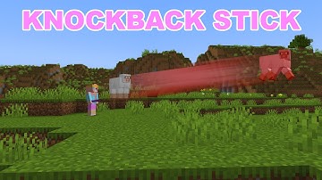 How To Make A Knockback Stick: Minecraft 1.21.5+