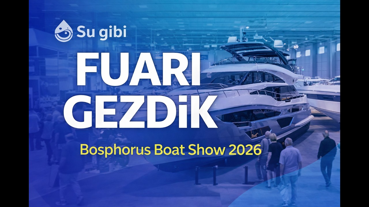 Bosphorus Boat Show 2026 İstanbul | Kara Fuarı Salon Turu (4K Walkthrough)