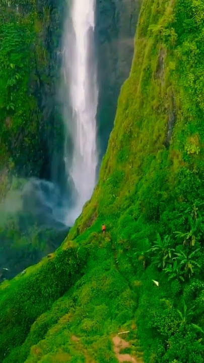 Menikmati keindahan alam air terjun #viral di tiktok