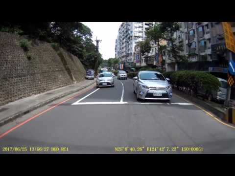 DOD行車記錄器 LS500W日間市區實拍後鏡頭