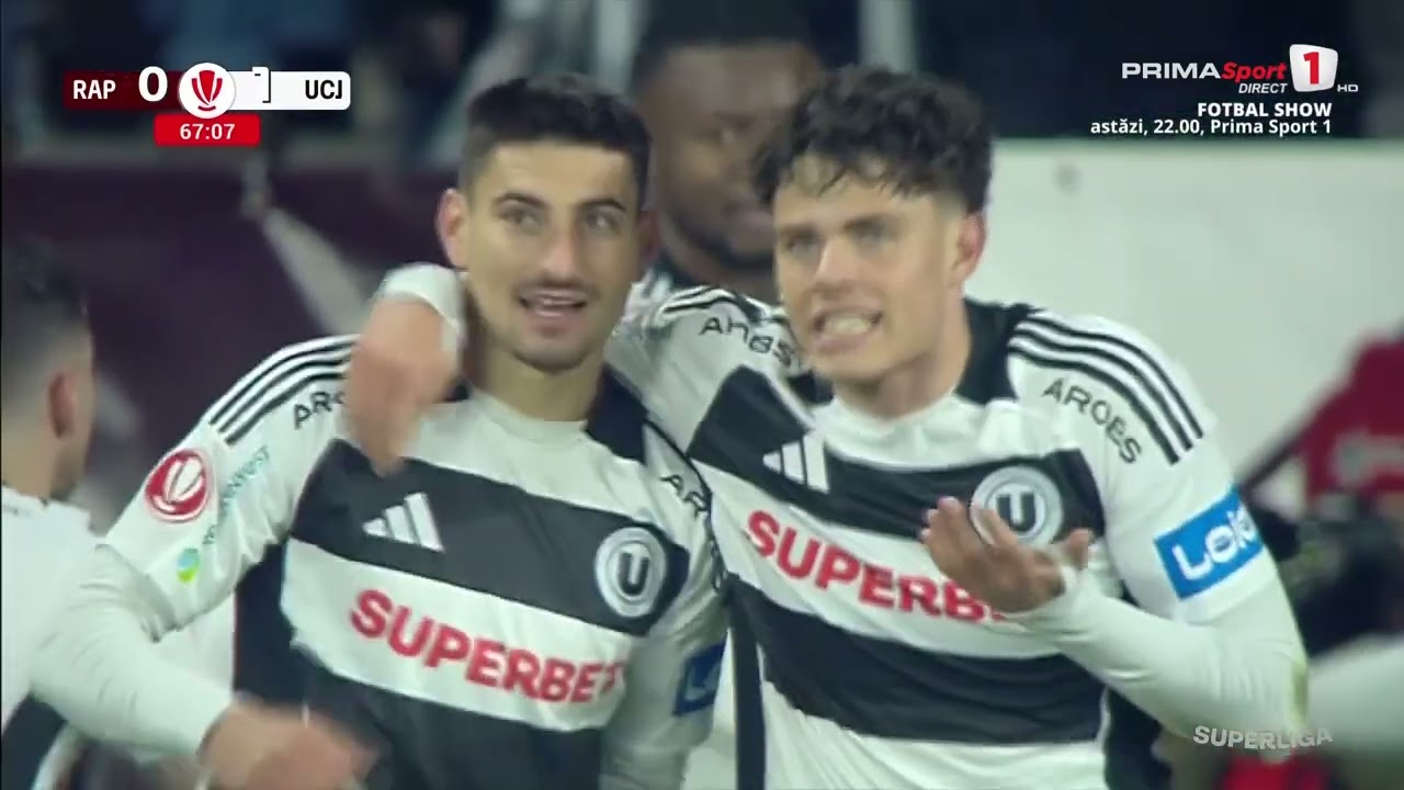 REZUMAT | Rapid - U Cluj 0-2 | Etapa 24, SuperLiga, 2025 - 2026