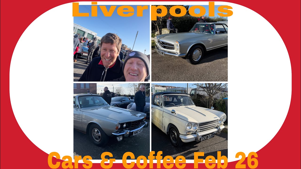 Liverpool cars and coffee Feb 2026 meeting great run out of cars and people. 