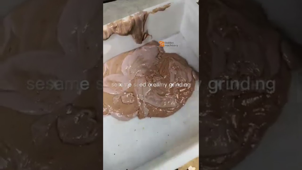 Sesame Paste Creamy Grinding Sesame Grinders Machine | Golden Machinery