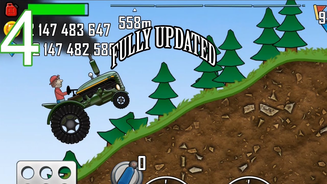 Hill Climb Racing Gameplay Tractor (Android,IOS) YouTube