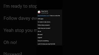 voice lines for @DaveyTheOCTheBluesCluesFanGuy