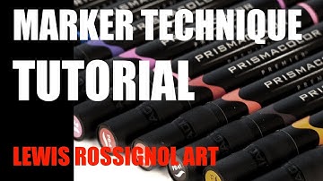 Prismacolor Marker Technique Tutorial