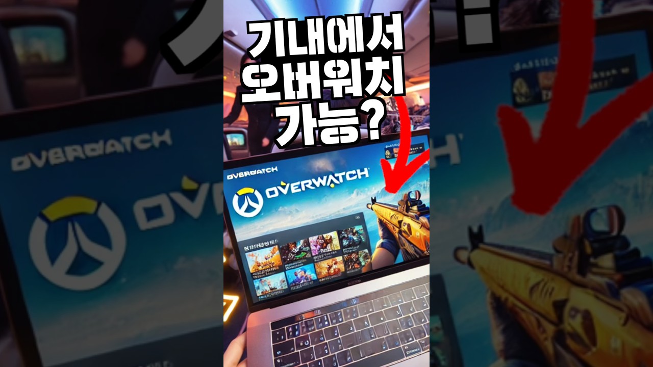 1만미터 상공에서 오버워치를 돌려봤습니다? ㅋㅋㅋㅋ #대신남 #태세전자