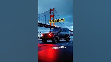 ThunderBeast: Armored SUV Transforming Robot #youtubeshorts #ytshorts #suv