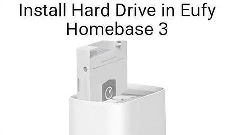 How To install and setup a hard drive in Eufy Homebase