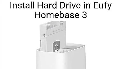 How To install and setup a hard drive in Eufy Homebase