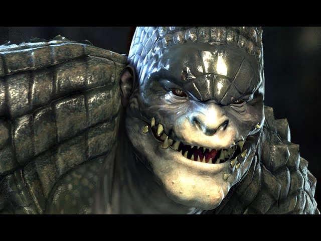 BATMAN Vs. CROC Full Boss Fight Batman Arkham Origins -