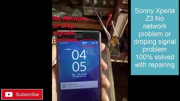 Sony Xperia Z3 No Network Or Weak Network Repair  Solution 100% Done