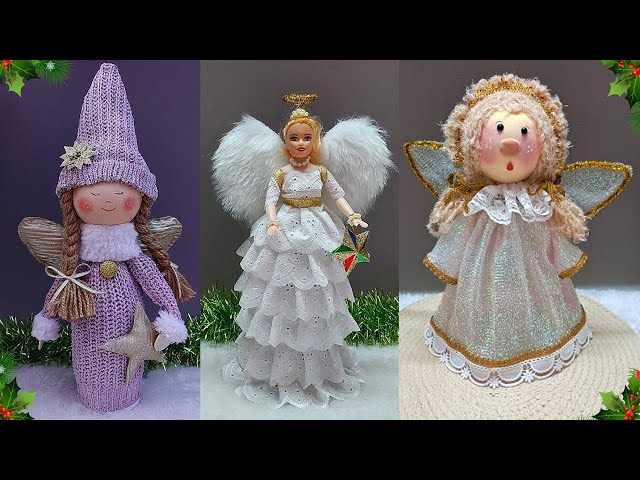 3 Easy Christmas Angel making ideas from Waste Materials Step by