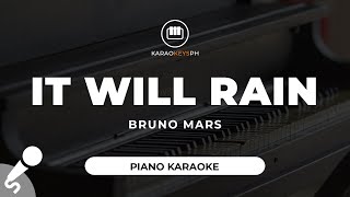 It Will Rain - Bruno Mars (Piano Karaoke)