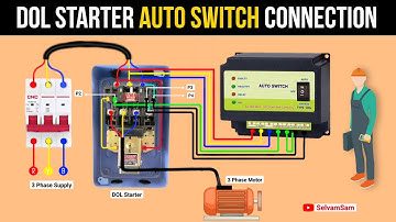 DOL Starter Auto Switch Connection l L&T MK 1 DOL Starter Connection