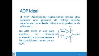 AMPLIFICADORES OPERACIONALES GENERALIDADES 1