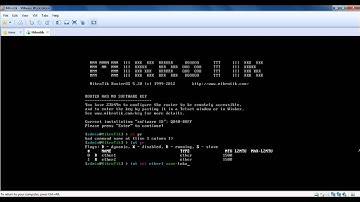 Cara Dasar Konfigurasi Mikrotik OS di VMware