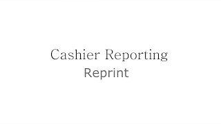AN Cashier Reporting | Reprint screenshot 5