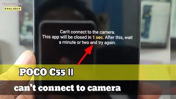 POCO C55 Camera Not Working? | Can