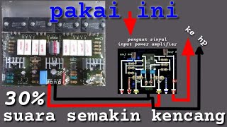 Skema Penguat Input Power Amplifier
