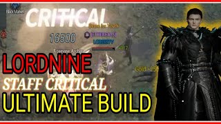 LORDNINE 💥 STAFF CRITICAL ULTIMATE BUILD ( SHADOW BLADE ABILITY )  screenshot 4