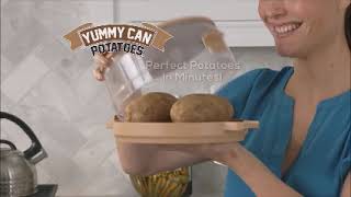 Yummy Can Potatoes Express Microwave Potato Cooker 