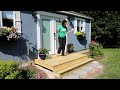 How to Build a Deck for Your Shed - Thrift Diving