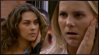 Las vías del amor: Perla y Rosaura se cachetean