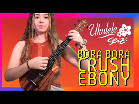UKULELE SEIZI BORA BORA CRUSH TENOR EBONY