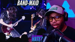 First Time Reaction to Band-Maid- Hate | Switching up languages mid verse 🤘| (Reaction)🔥🔥🔥