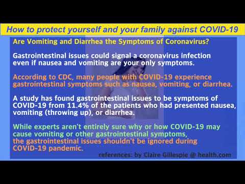 Video: Ar vėmimas yra koronaviruso požymis?