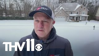 ARDOT continues work to clear ice, snow from Arkansas roadways