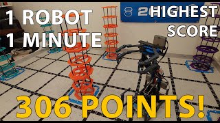 VEX IQ Highest score possible - 306 points!