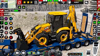 New Bulldozer Jcb 3DX Backhoe Loader Driving Game - Jcb Simulator Game -Android Gameplay