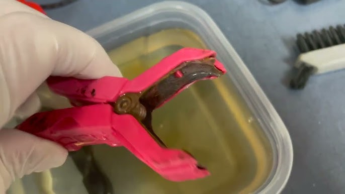 NOCO Boost Plus clamp corrosion cleaning
