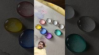 Water Colors Mixing ASMR ❤️🧡💛💚🩵💙💜 #colormixing