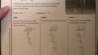Lesson 17 Dividing with Decimals Adding Zeros