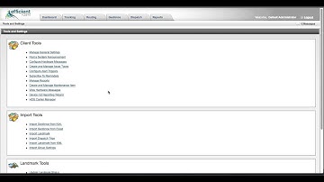 Tools & Settings Overview - Milo Fleet Management System