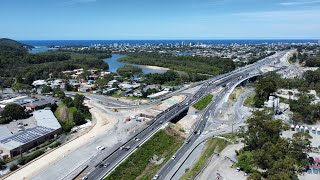 Pacific Mwy M1 upgrade Burleigh to Palm Beach QLD MARCH 24 in 4k