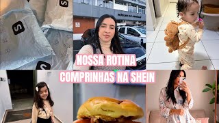 OLHA O QUE COMPREI PRA ELAS, RECEBIDOS DA SHEIN PLUS SIZE, MARIDO FEZ LANCHE, ORGANIZANDO MEU LAR 