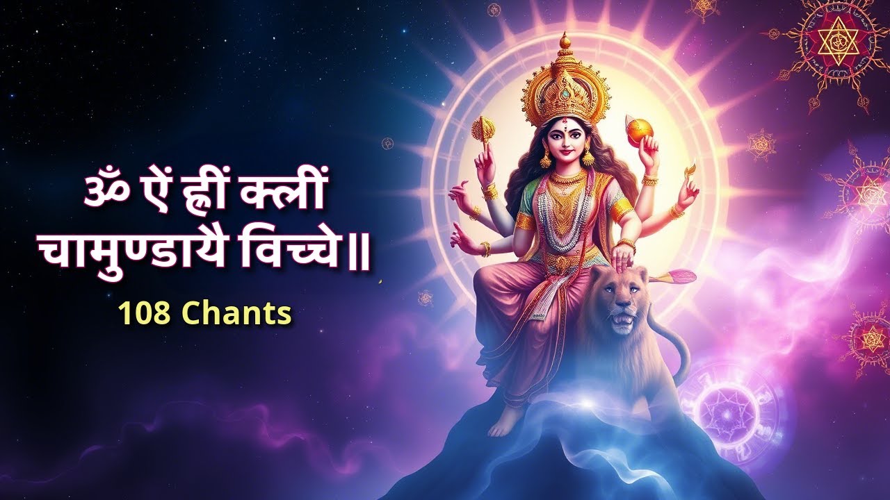 Navarna 🔱 Durga (Chamunda Devi) Powerful Navarna Mantra Chanting for Protection ...