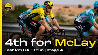 McLay Sprints to Strong Fourth Place! - LAST KM UAE Tour Stage 4 McLay Sprints to Strong Fourth Place! - LAST KM UAE Tour Stage 4