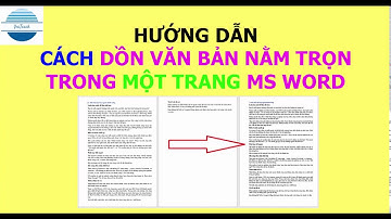 Thủ thuật dồn văn bản nằm gọn một trang giấy trong Word nhanh chóng | VniTeach Channel