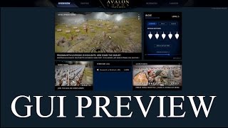 A Glimpse of the New GUI | Sneak Peeks | Avalon Lords: Dawn Rises