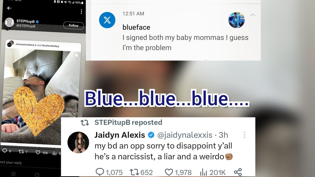 Blueface Sign Chrisean 2 MILFMUSIC?..jaidyn over it.. blueface